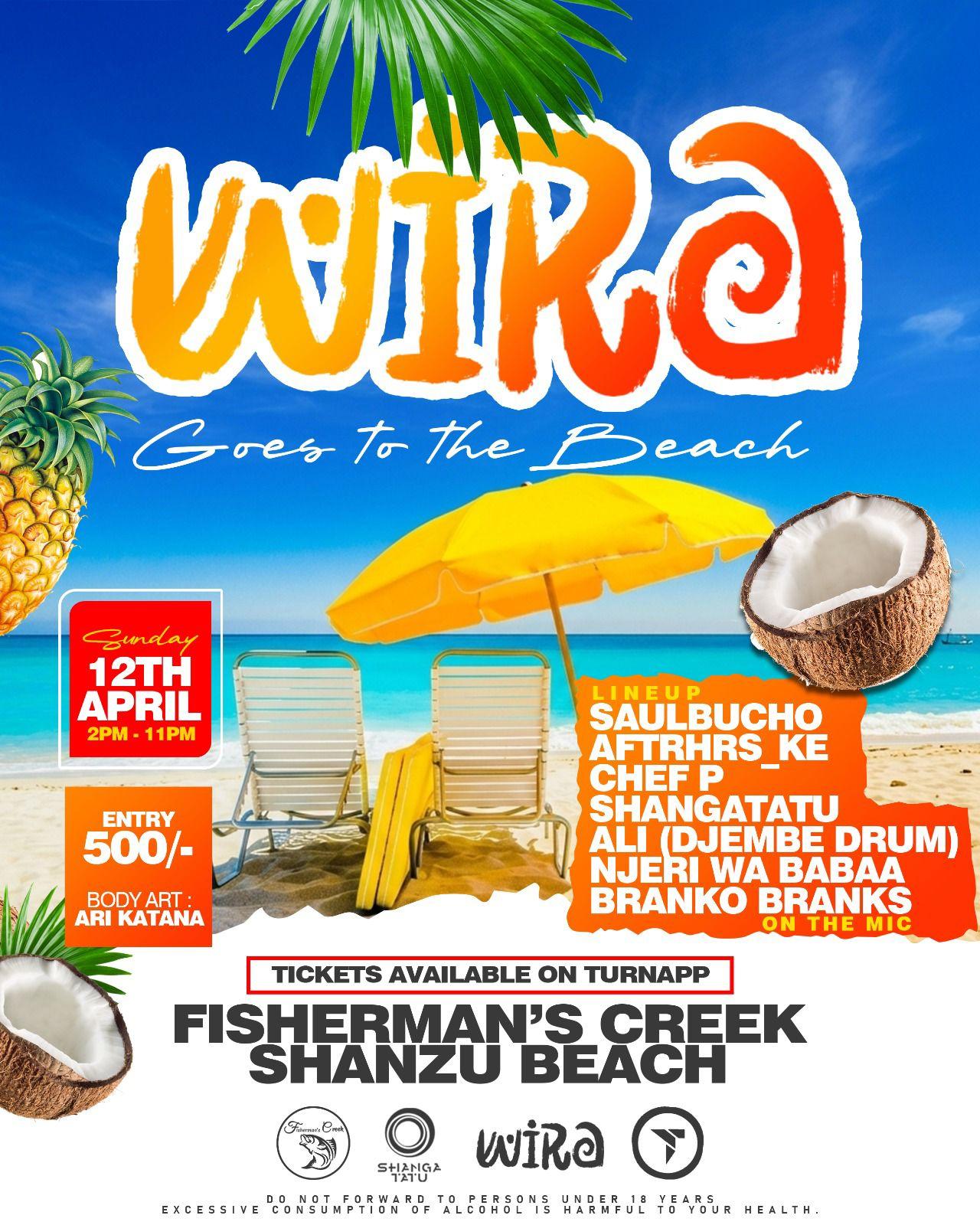 Wira Goes To The Beach